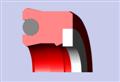 u-cup hydraulic rod seal